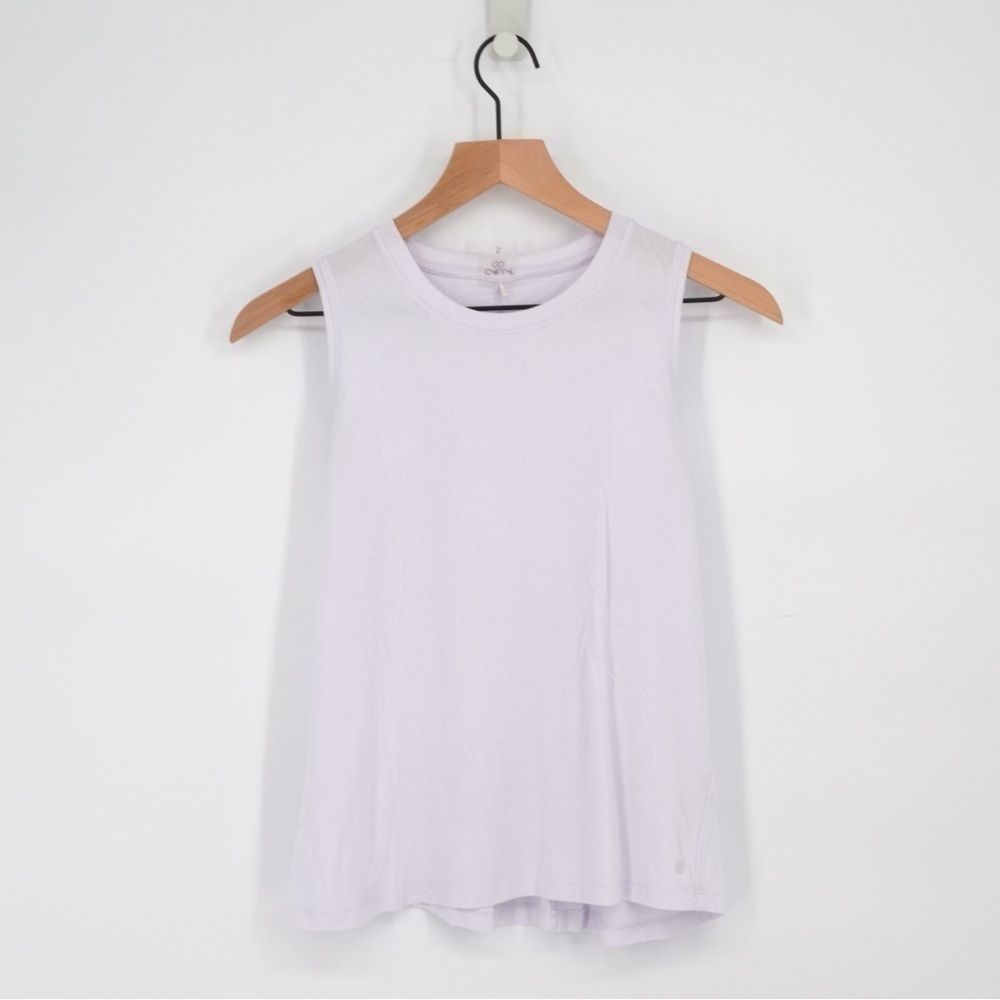 Calia by Carrie Underwood Everyday Tank Top Cotton Blend Light Purple Women's S
